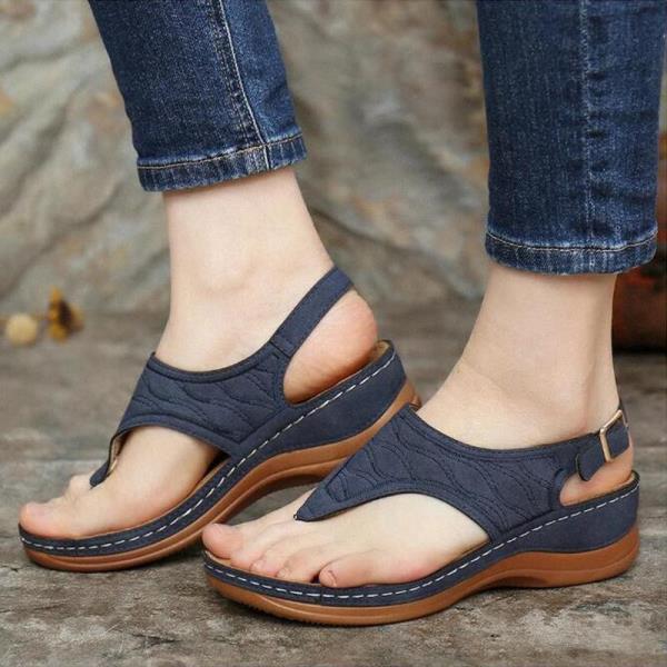 Sandali ortopedici ergonomici — Con supporto plantare per alleviare il dolore ai piedi, stabilizzare il tallone e ridurre l'instabilità durante la deambulazione