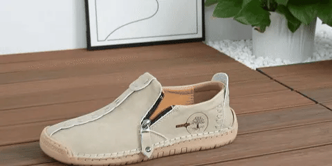 Scarpe ortopediche comode e casual – in morbida pelle scamosciata italiana, con supporto per l'arco plantare