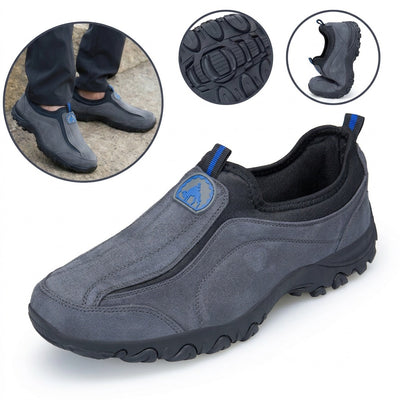 Comode scarpe ortopediche in pelle scamosciata — con supporto per l'arco plantare, per alleviare il dolore