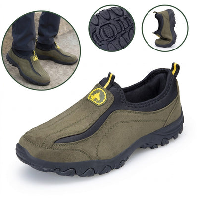 Comode scarpe ortopediche in pelle scamosciata — con supporto per l'arco plantare, per alleviare il dolore